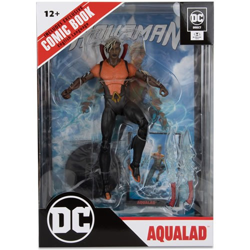 Mcfarlane Toys - Page Punchers 7" Scale Figure w/ Comic - DC - Aquaman - Aqualad w/ Comic