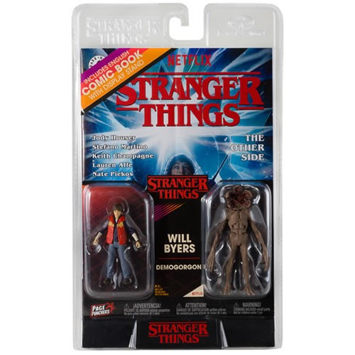 Mcfarlane Toys - Page Punchers 3" Scale Figure w/ Comic - Stranger Things - Will Byers And Demogorgon 2-Pack