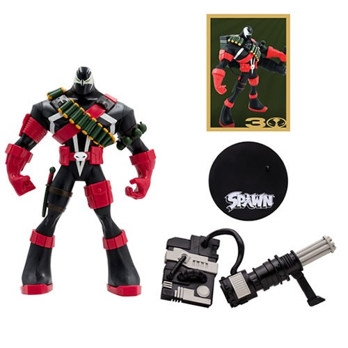 Mcfarlane Toys - Spawn Figures - 30th Anniversary - 7" Scale Commando Spawn (Digitally Remastered)