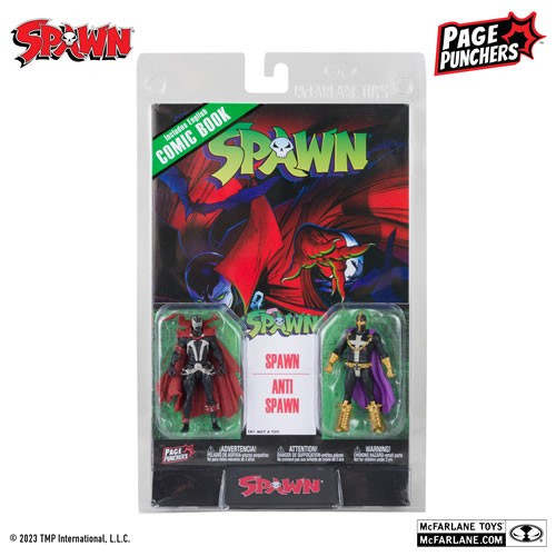 Mcfarlane Toys - Page Punchers 3" Scale Figure w/ Comic - Spawn - W01 - Spawn And Anti-Spawn (Spawn #1)
