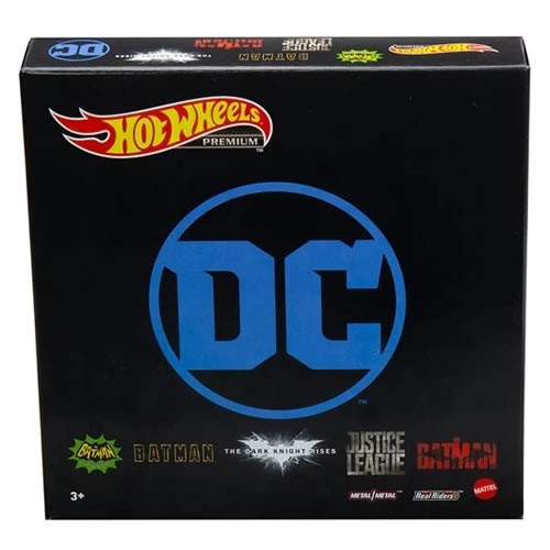 Mattel - 1:64 Scale Diecast - Hot Wheels Premium - DC - Batman 5-Pack