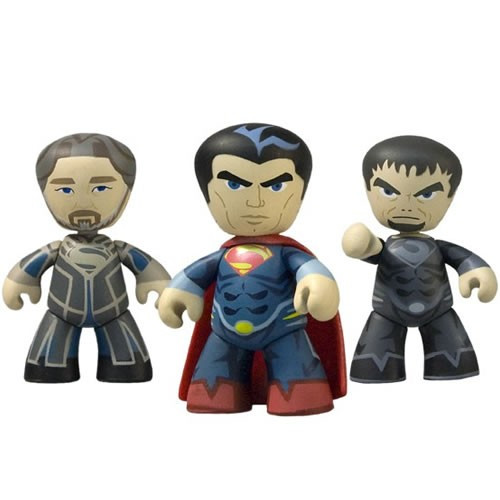 Mezco Toyz - Man Of Steel Mini Mez-Itz 3-Pack - 2013 SDCC