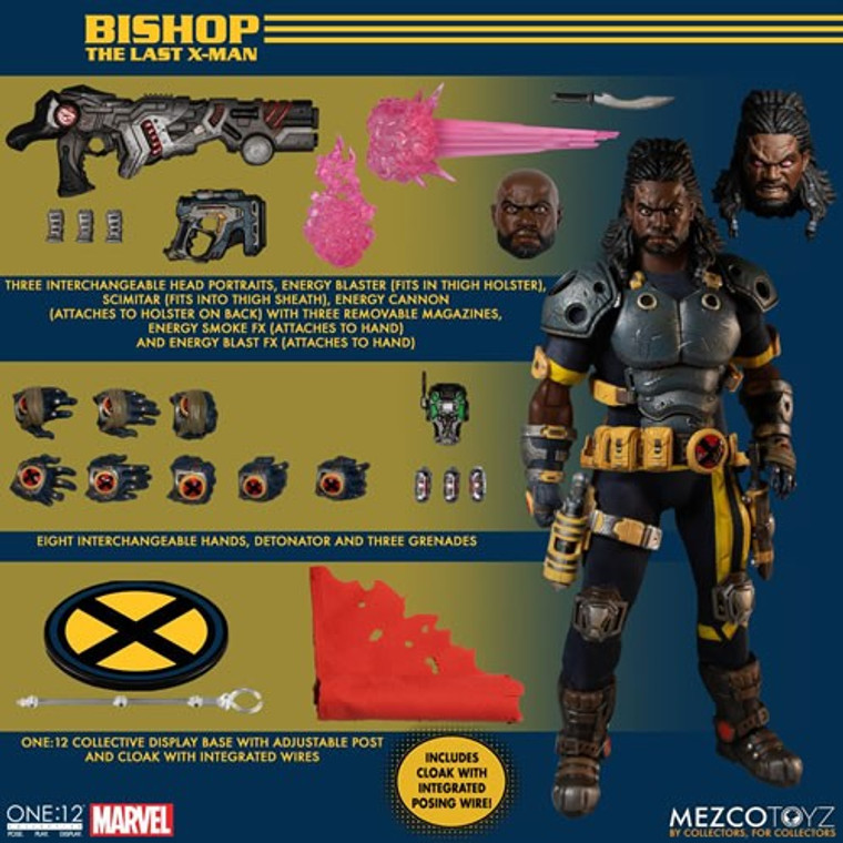 Mezco Toyz - One:12 Collective Figures - Marvel - Bishop Mezco Toyz - One:12 Collective Figures - Marvel - Bishop