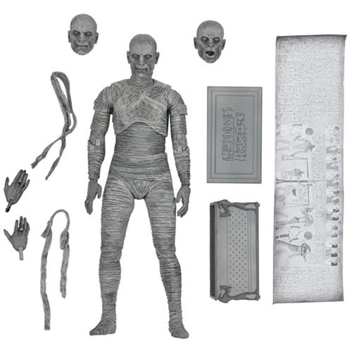 Neca - Universal Monsters 7" Scale Figures - Ultimate Mummy (Black & White)