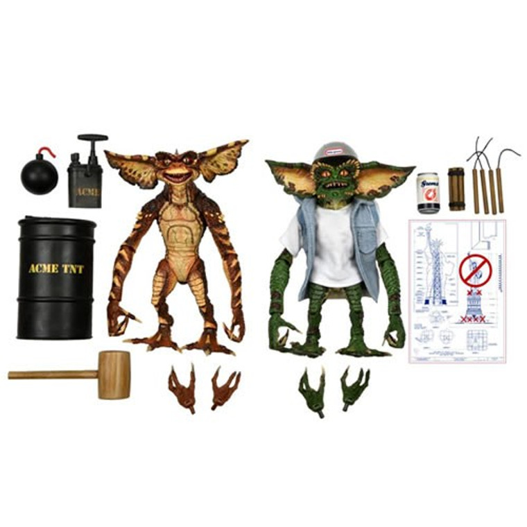 Neca - Gremlins 7" Scale Figures - Ultimate Demolition Gremlin 2-Pack (Gremlins 2: The New Batch) Neca - Gremlins 7" Scale Figures - Ultimate Demolition Gremlin 2-Pack (Gremlins 2: The New Batch)