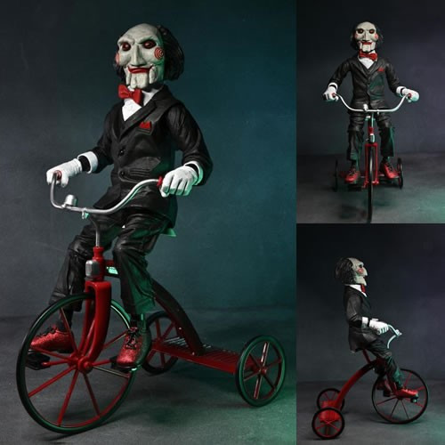 Neca - Saw Figures - 12" Billy The Puppet On Tricycle w/ Sound