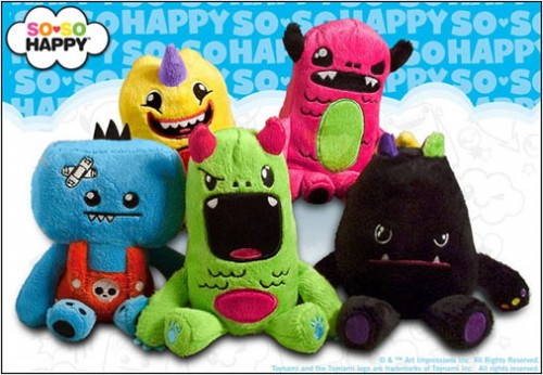 Toynami - So So Happy 4" Beanies - Taco (pink)