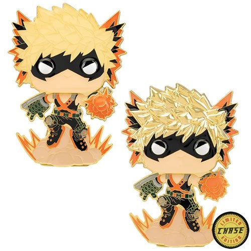 Funko - Pop! Pins - My Hero Academia - Bakugo w/ Chase (Gold Hair) - 12 Pack