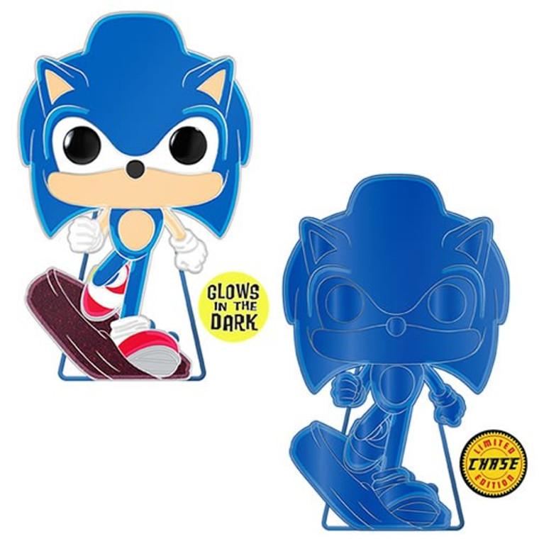 Funko - Pop! Pins - Sonic The Hedgehog - Sonic (GID) w/ Chase - 12 Pack Funko - Pop! Pins - Sonic The Hedgehog - Sonic (GID) w/ Chase - 12 Pack