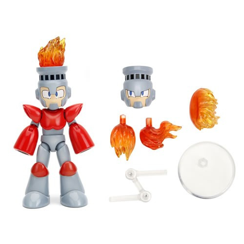 Jada Toys, Inc - Mega Man Figures - 1/12 Scale Fire Man - 4 Pack
