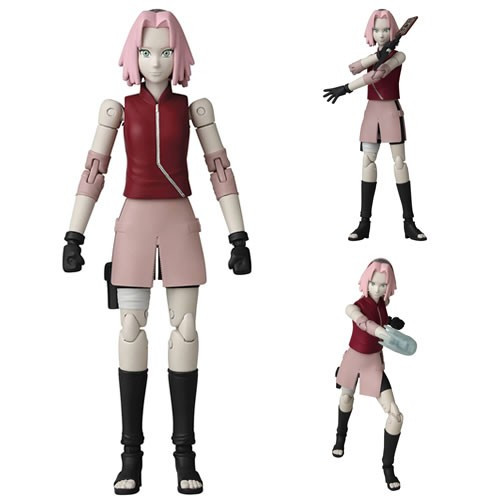 Bandai - Anime Heroes Figures - Naruto - Sakura - 6 Pack