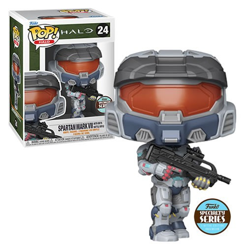 Funko - Pop! Games - Halo Infinite - Mark VII (BR75 Battle Rifle) (Specialty Series) - 6 Pack