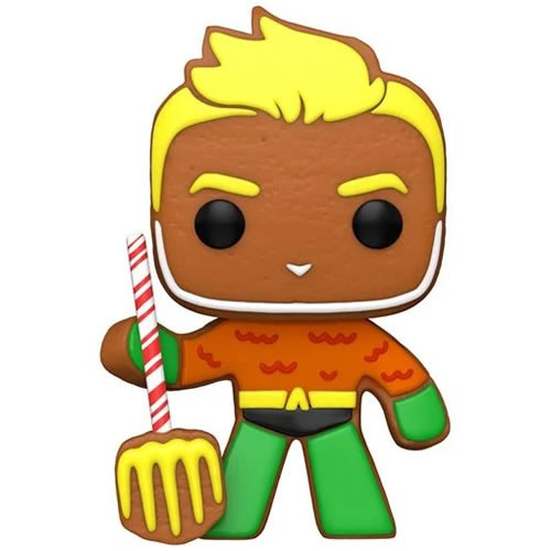 Funko - Pop! Heroes - DC Super Heroes - Gingerbread Aquaman (Holiday) - 6 Pack