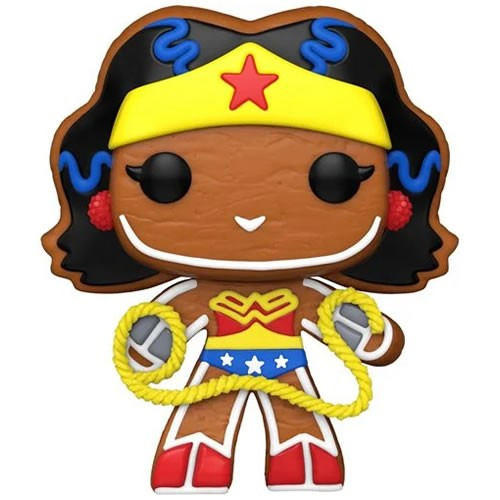 Funko - Pop! Heroes - DC Super Heroes - Gingerbread Wonder Woman (Holiday) - 6 Pack