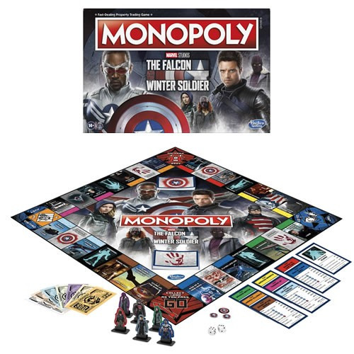 Hasbro Inc - Boardgames - Monopoly - Marvel - The Falcon And The Winter Soldier - 0000 - 6 Pack