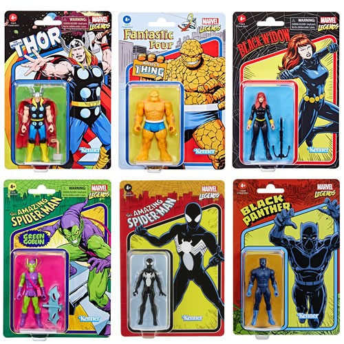 Hasbro Inc - Marvel Legends 3.75" Figures - Retro 375 Series - Figure Assortment - 5L05 - 8 Pack