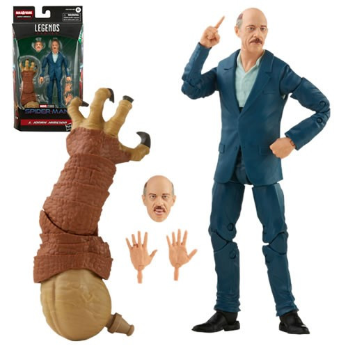 Hasbro Inc - Marvel Legends 6" Figures - Build-A-Figure Marvel's Armadillo - J. Jonah Jameson - 5X00 - 8 Pack