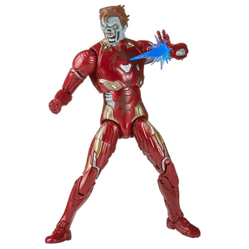Hasbro Inc - Marvel Legends 6" Figures - Build-A-Figure Khonshu - Zombie Iron Man - 5L00 - 8 Pack