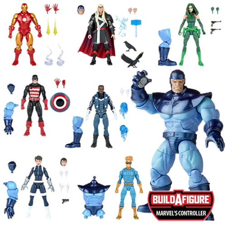Hasbro Inc - Marvel Legends 6" Figures - Build-A-Figure Marvel’s Controller - Figure Assortment - 5L00 - 8 Pack Hasbro Inc - Marvel Legends 6" Figures - Build-A-Figure Marvel’s Controller - Figure Assortment - 5L00 - 8 Pack
