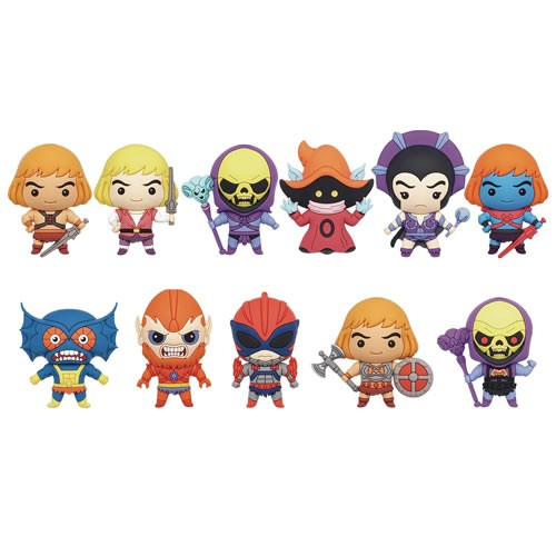 Monogram International - 3D Foam Collectible Bag Clips - Master Of The Universe - S01 - 24pc Blind Bag Display - 24 Pack
