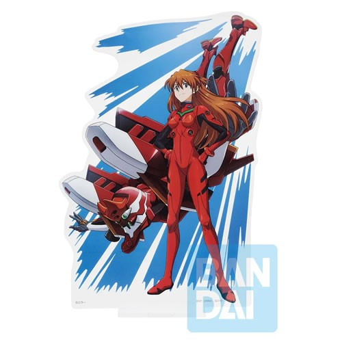 Bandai - Ichibansho Acrylic Stand Figures - Evangelion - Asuka Shikinami Langley (Angel Erosion) - 2 Pack
