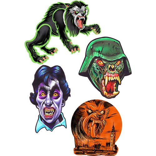 Trick Or Treat Studios - Wall Decors - American Werewolf In London - S01 - Decor Collection - 5 Pack