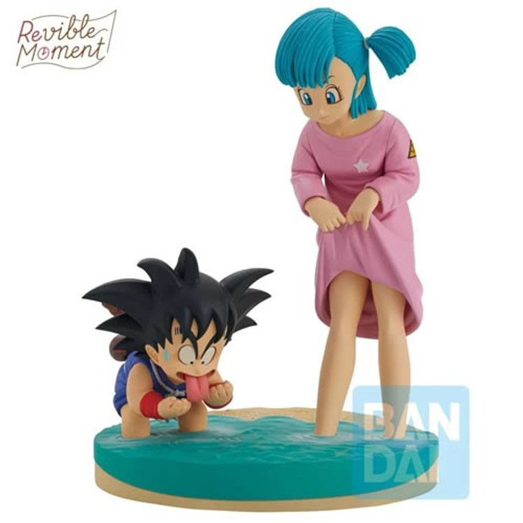 Bandai - Ichibansho Revible Moment Figures - Dragon Ball Z - Son Goku & Bulma (Dragon History)