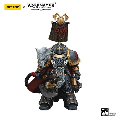 Joytoy - Warhammer 40,000 Figures - 1/18 Scale Space Wolves Praetor Power Axe (The Horus Heresy)