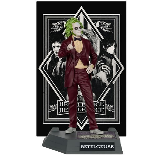 Mcfarlane Toys - Movie Maniacs Figures - Beetlejuice Beetlejuice (2024) - 6" Scale Beetlejuice (Red) (Posed Fig)
