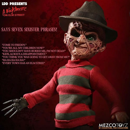 Mezco Toyz - LDD Presents Figures - A Nightmare On Elm Street - Freddy Krueger (Talking Doll)