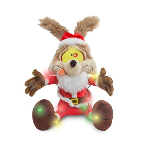 Kidrobot - Looney Tunes Plush - 13" Wile E. Coyote x National Lampoon's Christmas Vacation (Light-Up)