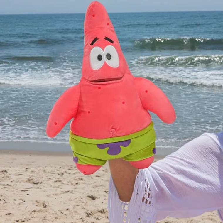 Kidrobot - Plush Puppets - Spongebob Squarepants - 13" Patrick Star Puppet Plush