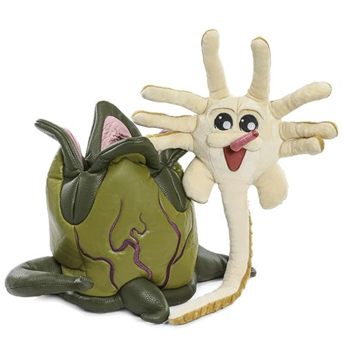 Kidrobot - Alien Plush - 13" Light-Up Egg And Facehugger Interactive Plush Set