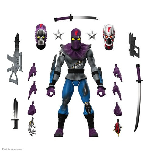 Super7 - S7 ULTIMATES! Figures - TMNT - W11 - Foot Soldier (Battle Damaged)
