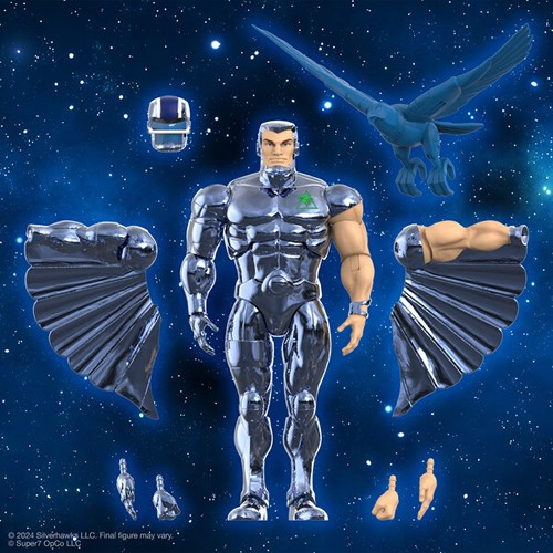 Super7 - S7 ULTIMATES! Figures - SilverHawks - W06 - Steelwill (VAC Metal - Toy Version)