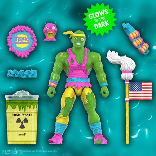 Super7 - S7 ULTIMATES! Figures - Toxic Crusaders - Toxie (Slime / Glow)