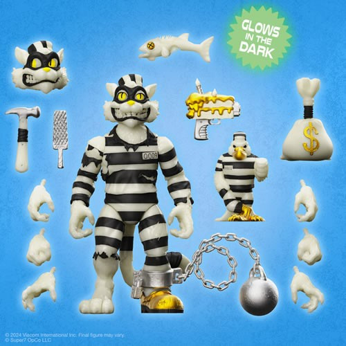 Super7 - S7 ULTIMATES! Figures - TMNT - Scratch Cat (Glow)