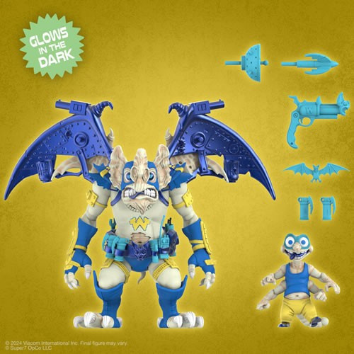 Super7 - S7 ULTIMATES! Figures - TMNT - Wingnut & Screwloose (Glow)