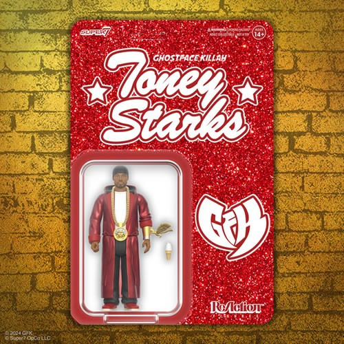 Super7 - ReAction Figures - Ghostface Killah - Ghostface Killah (Toney Starks) - 4 Pack
