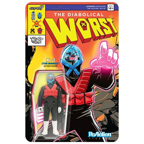 Super7 - ReAction Figures - The Worst - W05 - Mutant Team - X3 (The Enigma) (SDCC 2024 Exclusive) - 4 Pack