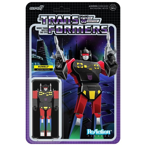 Super7 - ReAction Figures - Transformers - W08 - Rumble (Red) - 4 Pack