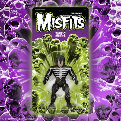 Super7 - S7 Vintage Figures - W01 - The Misfits - Danzig (Skeleton Shirt) - 6 Pack