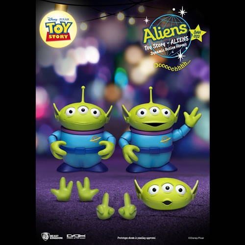 Beast Kingdom - Dynamic 8-ction Heroes Figures - Toy Story - DAH-022 Alien 2-Pack