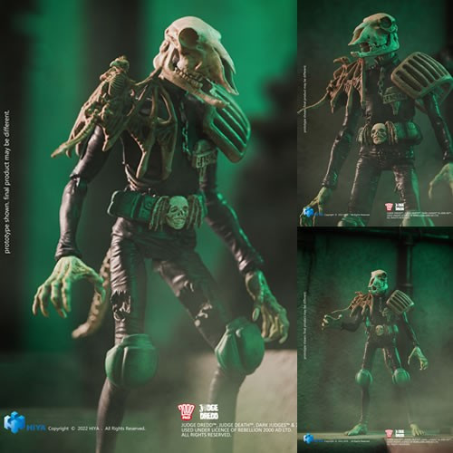 Hiya Toys - Judge Dredd Figures - 1/18 Scale Judge Mortis Exclusive