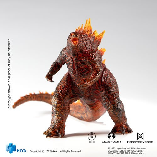 Hiya Toys - Godzilla Stylist Series Figures - King Of The Monsters - Burning Godzilla EX (Non-Scale)
