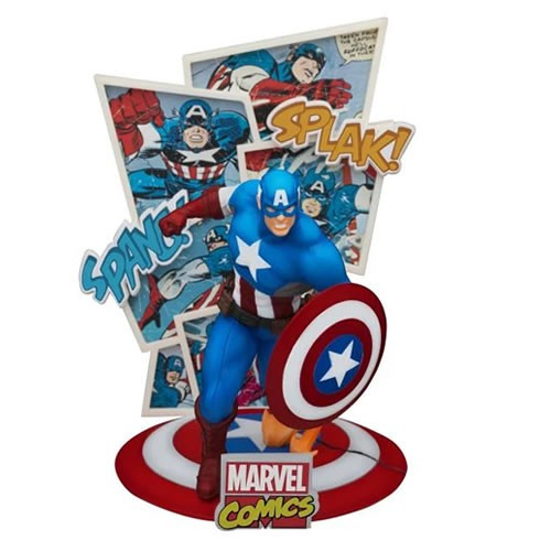 Beast Kingdom - D-Stage Series Statues - Marvel 60th Anniversary - DS-086 Captain America