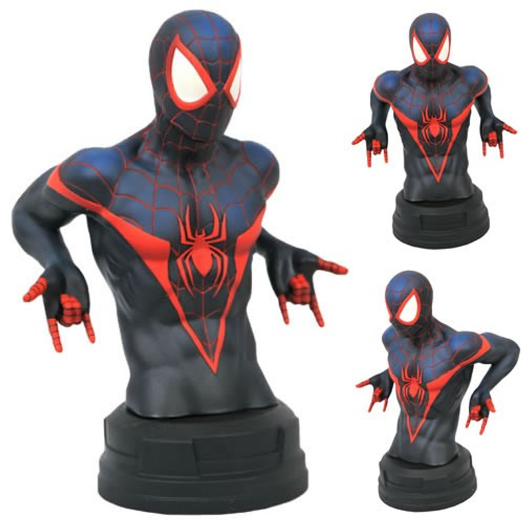 Dst - Marvel Mini Busts - 1/6 Scale Miles Morales Spider-Man Dst - Marvel Mini Busts - 1/6 Scale Miles Morales Spider-Man