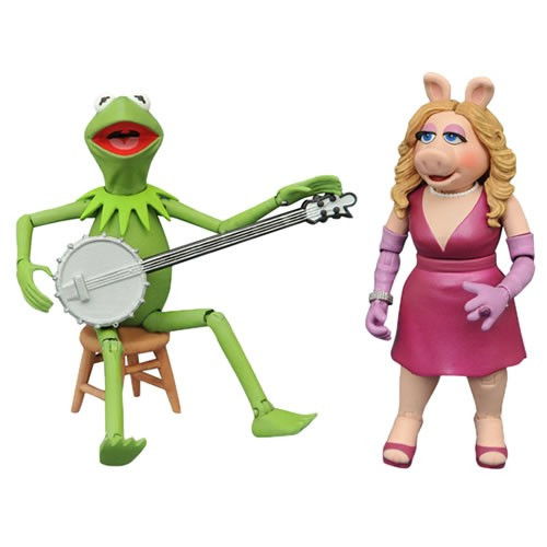 Dst - The Muppets Figures - Best Of Series 01 - Kermit & Miss Piggy 2-Pack