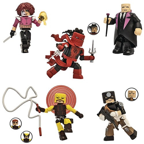 Dst - Minimates Figures - Marvel - Daredevil Deluxe Box Set