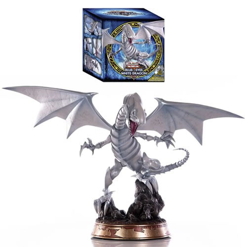 First 4 Figures - Yu-Gi-Oh! Statues - 14" Blue Eyes White Dragon (White Variant) PVC Statue